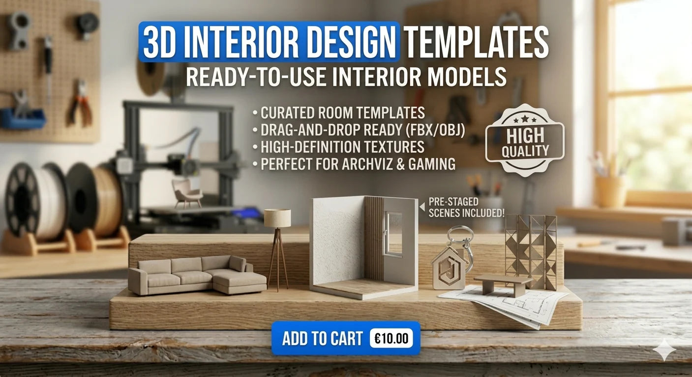 3D INTERIOR DESIGN TEMPLATES